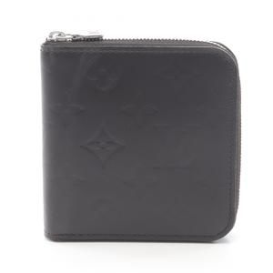 Louis Vuitton Porte-Bie Monet Zip Monogram Glace Cafe Round Leather Wallet, M...